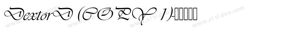 DextorD (COPY 1)字体转换